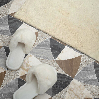 Rectangular wall panel Geometric tile pattern