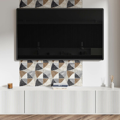 Rectangular wall panel Geometric tile pattern