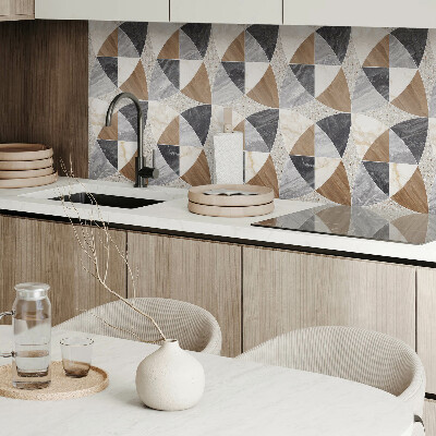 Rectangular wall panel Geometric tile pattern