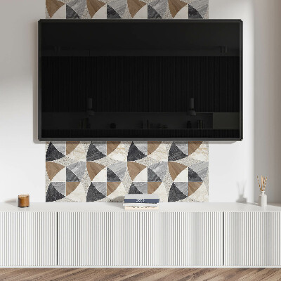 Rectangular wall panel Geometric tile pattern