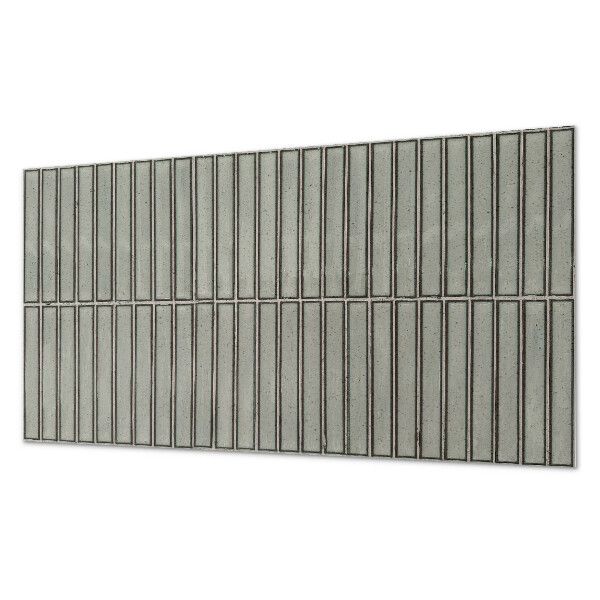 Rectangular bathroom wall panel Rectangular modules in a grid pattern