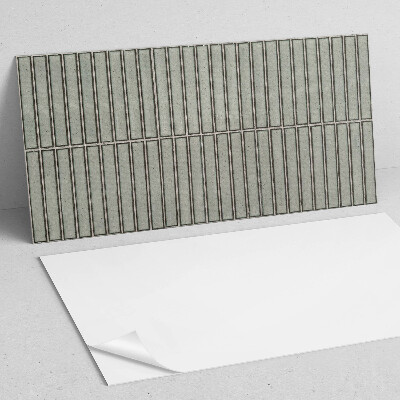 Rectangular bathroom wall panel Rectangular modules in a grid pattern