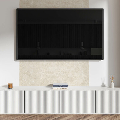 Rectangular decorative wall panel Light stone in a natural style