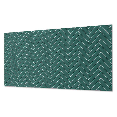 Rectangular wall panel Herringbone pattern