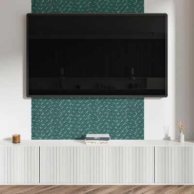Rectangular wall panel Herringbone pattern