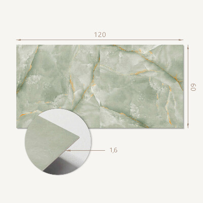 Rectangular bathroom wall panel Marble structure in a natural style