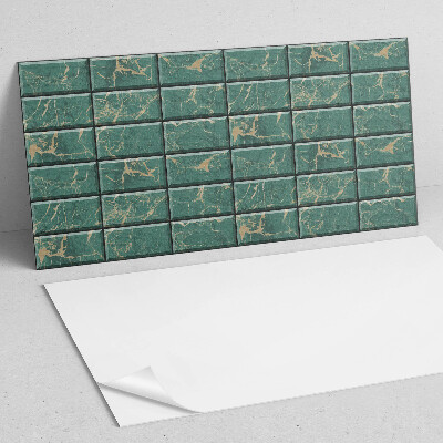 Rectangular bathroom wall panel Marble tiles in a modern style