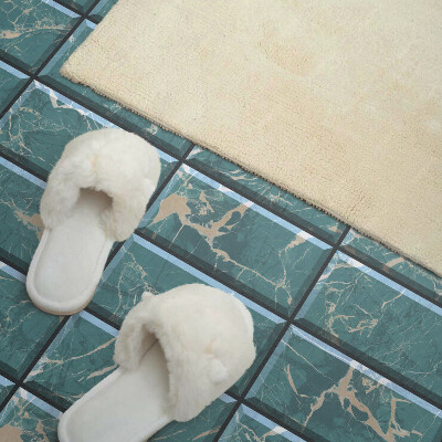 Rectangular decorative wall panel Marble tile motifs