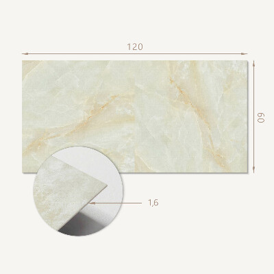 Rectangular bathroom wall panel Marble style in an elegant version
