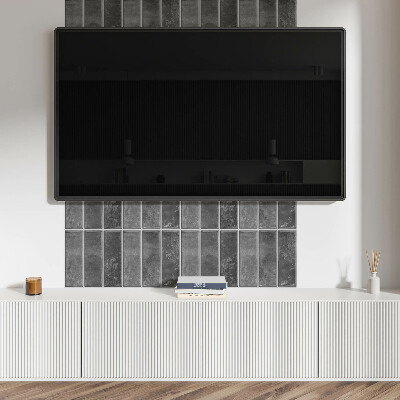 Rectangular bathroom wall panel Modern geometric pattern