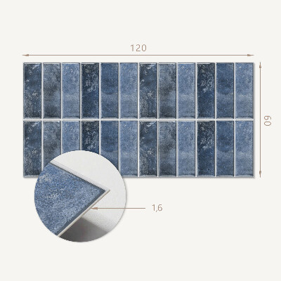 Rectangular bathroom wall panel Stylish vertical tiles
