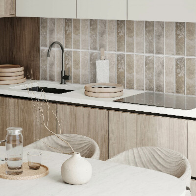 Rectangular bathroom wall panel Geometric tiles