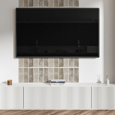 Rectangular bathroom wall panel Geometric tiles