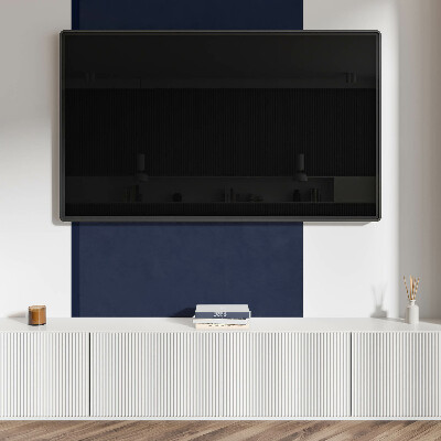 Rectangular decorative wall panel Dark navy blue