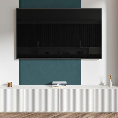 Rectangular decorative wall panel Dark sea shade
