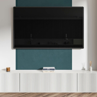Rectangular decorative wall panel Dark sea shade