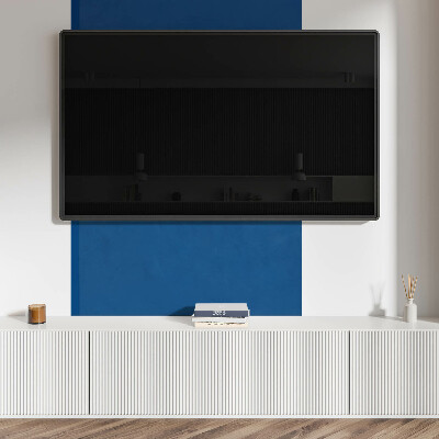 Rectangular bathroom wall panel Blue Accent