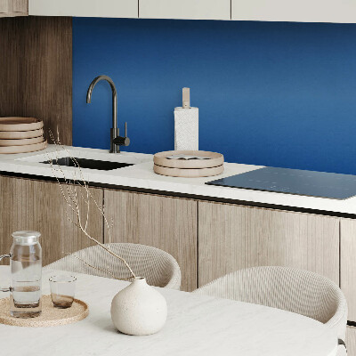 Rectangular bathroom wall panel Blue Accent