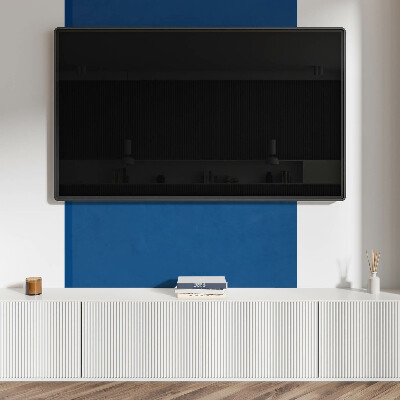 Rectangular bathroom wall panel Blue Accent