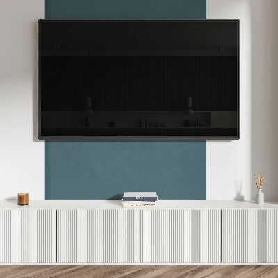 Rectangular bathroom wall panel Deep sea shade