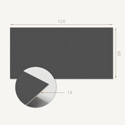Rectangular wall panel Gray-brown
