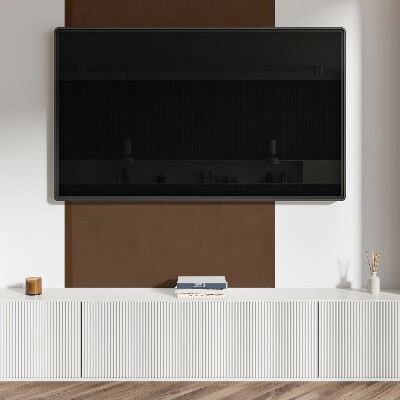 Rectangular decorative wall panel Brown Accent