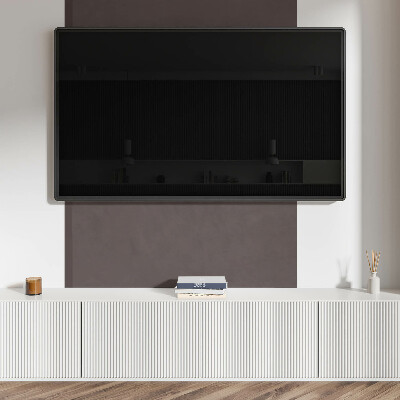 Rectangular bathroom wall panel Brown shade