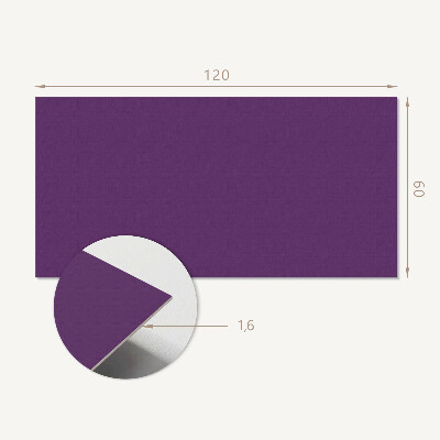 Rectangular wall panel Purple Shade