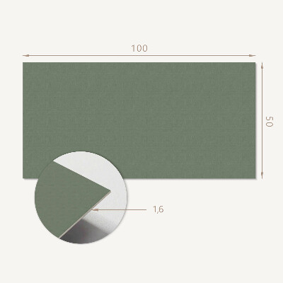 Rectangular wall panel Olive Accent