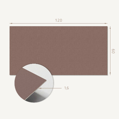 Rectangular bathroom wall panel Brown Motif