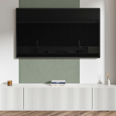 Rectangular wall panel Gray-green