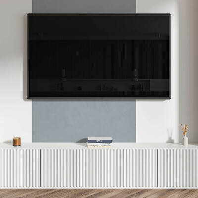 Rectangular wall panel Gray in Action