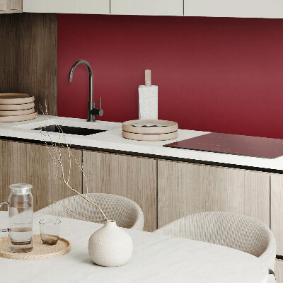 Rectangular bathroom wall panel Burgundy Accent