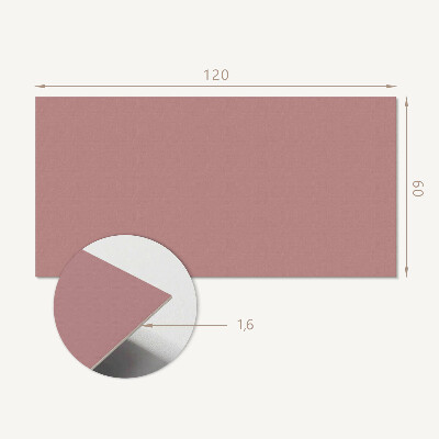 Rectangular bathroom wall panel Pink Expression