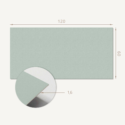 Rectangular bathroom wall panel Light Green Shade