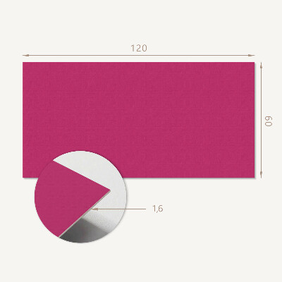 Rectangular decorative wall panel Pink Accent