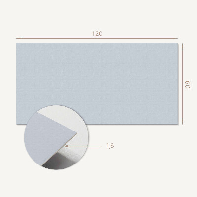 Rectangular wall panel Light Blue Elegance