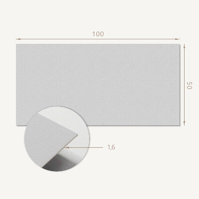 Rectangular bathroom wall panel Gray Shade