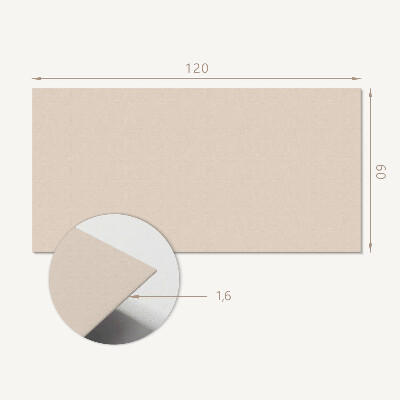 Rectangular bathroom wall panel Peach Accent