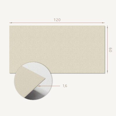 Rectangular wall panel Beige
