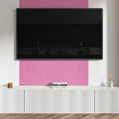 Rectangular wall panel Pastel pink accent