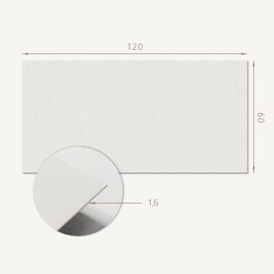 Rectangular decorative wall panel Creamy Charm