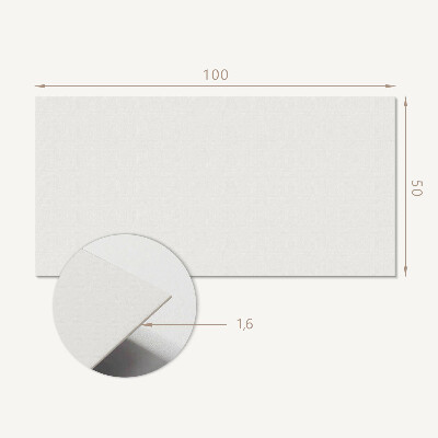 Rectangular decorative wall panel Creamy Charm