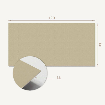Rectangular bathroom wall panel Dark yellow