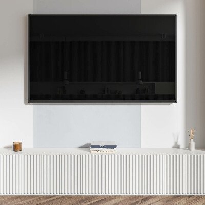 Rectangular wall panel White motif