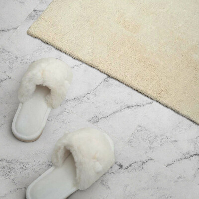 Pvc wall panel square The elegance of white marble