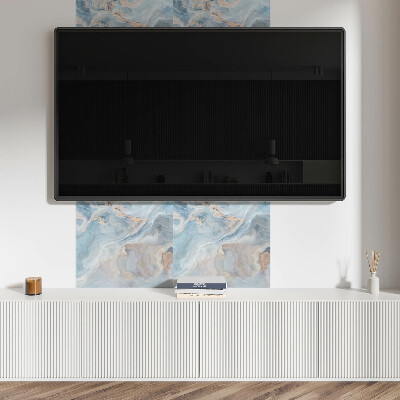 Wall paneling A wave pattern in a modern version