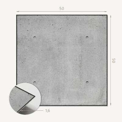 Wall panel square Natural concrete texture