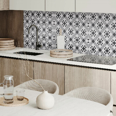 Wall paneling Geometric shapes with stars