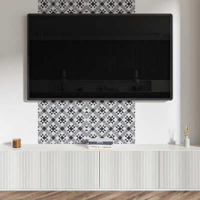 Wall paneling Geometric shapes with stars